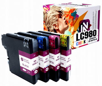 Tinta Inkdigo LC980 kompatibilna s Brother DCP-145C MFC-250C DCP-197C TÜV certificirano