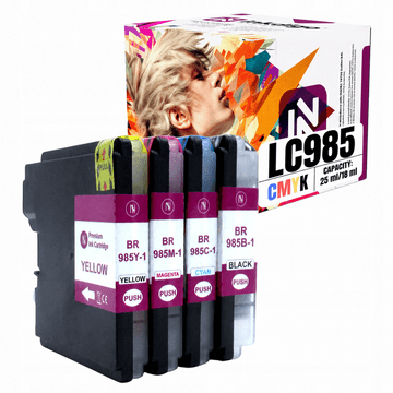 Tinta Inkdigo LC985 kompatibilna s Brother DCP-J125 MFC-J220 DCP-J315W TÜV certificirano