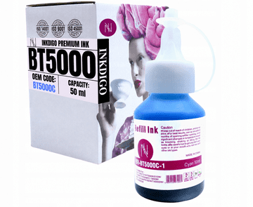 Tinta Inkdigo BT5000C kompatibilna s Brother DCP-T300 MFC-T800W DCP-T510W TÜV certificirano