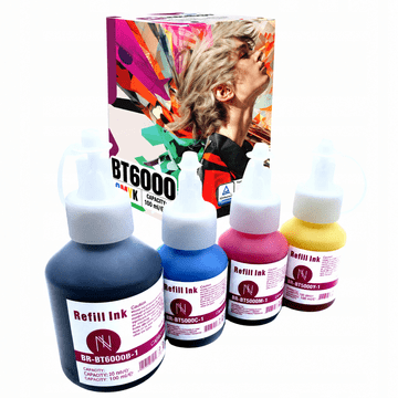 Tinta Inkdigo BT6000 kompatibilna s Brother DCP-T300 MFC-T800W DCP-T510W TÜV certificirano