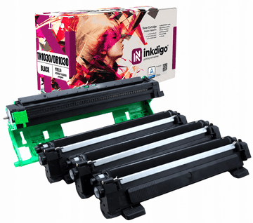 Inkdigo bubanj + toner TN1030 DR1030 kompatibilan s Brother DCP-1510 HL-1110 TÜV certifikat