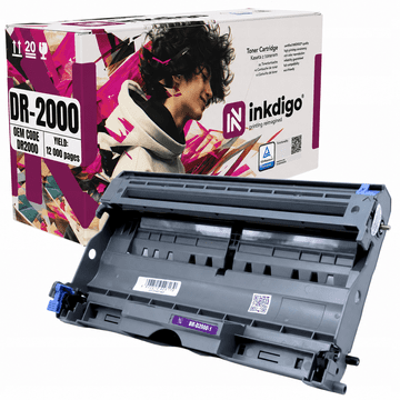 Bubanj Inkdigo DR2000 kompatibilan s Brother DCP-7010 Fax2820 HL-2020 TÜV certifikat
