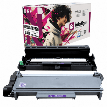 Inkdigo bubanj + toner DR2300 TN2320 kompatibilan s Brother DCP-L2500D TÜV certifikat