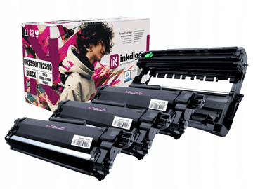 Inkdigo bubanj + toner DR2590 TN2590 kompatibilan s Brother HL-L2442DW TÜV certifikatom
