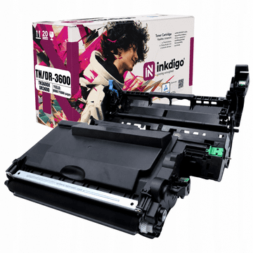 Inkdigo bubanj + toner TN3600 DR3600 kompatibilan s Brother DCP-L5510DW TÜV certifikatom