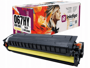 Inkdigo toner CRG067HY kompatibilan s Canon i-Sensys LBP-631Cw MF651Cw TÜV certificiran