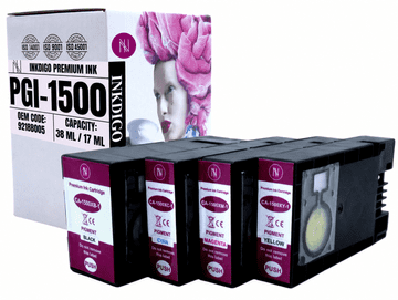 Tinta Inkdigo PGI1500 kompatibilna s Canon Maxify MB2050 MB2155 MB2350 i TÜV certifikatom