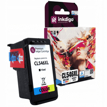 Tinta Inkdigo CL546 kompatibilna s Canon Pixma IP2820 MG2440 MX494 TR4540, TÜV certifikat