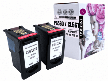 Tinta Inkdigo PG560 CL561 kompatibilna s Canon Pixma TS5350 TS5355a TS7451a, TÜV certifikat