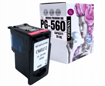 Tinta Inkdigo PG560 kompatibilna s Canon Pixma TS5350 TS5355a TS7451a TS5352 TÜV certificirana