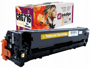 Inkdigo toner CRG716Y kompatibilan s Canon imageCLASS MF8050cn LBP5050, TÜV certifikat