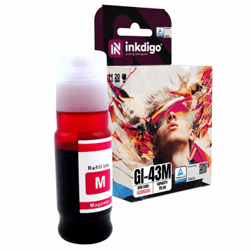 Tinta Inkdigo GI43M kompatibilna s Canon Pixma G540 G640, TÜV certifikat