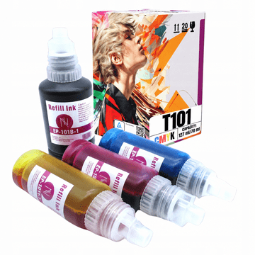 Inkdigo tinta 101 XL kompatibilna s Epson EcoTank L14150 L6165f L6276 L4150 TÜV certificirana