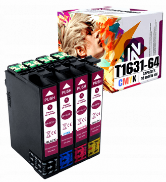 Tinta Inkdigo T1631-T1634 kompatibilna s Epson Stylus SX425 WorkForce 525, TÜV certifikat