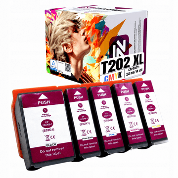 Tinta Inkdigo 202XL kompatibilna s Epson Expression Premium XP-6000 XP-6100, TÜV certifikat