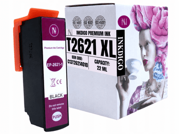 Tinta Inkdigo T2621 kompatibilna s Epson Expression Premium XP-510 XP-625, TÜV certifikat
