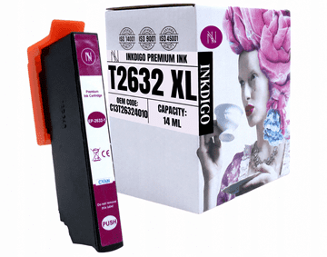 Tinta Inkdigo T2632 kompatibilna s Epson Expression Premium XP-510 XP-625, TÜV certifikat