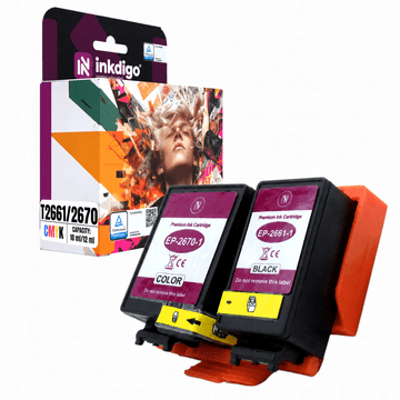 Tinta Inkdigo T2661 T2670 kompatibilna s Epson WF-100W WF-110W, TÜV certifikat