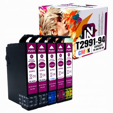 Tinta Inkdigo T2991-T2994 kompatibilna s Epson Expression Home XP-235 XP-345, TÜV certifikat