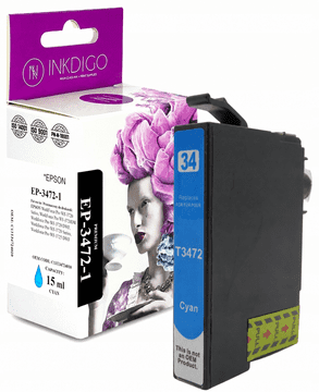 Tinta Inkdigo T3472 kompatibilna s Epson WorkForce Pro WF-3720DW WF-3720DWF, TÜV certifikat
