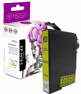 Tinta Inkdigo T3474 kompatibilna s Epson WorkForce Pro WF-3720DW WF-3720DWF TÜV certificirana
