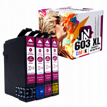Tinta Inkdigo 603XL kompatibilna s Epson WorkForce WF-2870DWF 2810DWF, TÜV certifikat