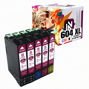 Tinta Inkdigo 604XL kompatibilna s Epson Expression Home XP-2200 XP-3205, TÜV certifikat