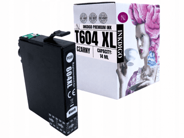 Tinta Inkdigo 604XL BK kompatibilna s Epson Expression Home XP-2200 XP-3205, TÜV certifikat