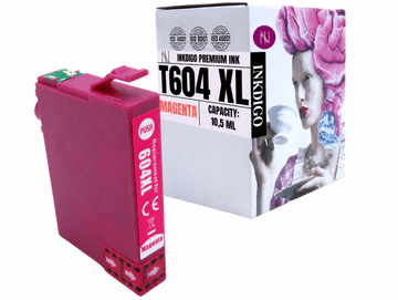 Tinta Inkdigo 604XL M kompatibilna s Epson Expression Home XP-2200 XP-3205, TÜV certifikat