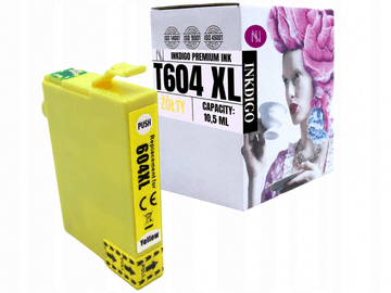 Tinta Inkdigo 604XL Y kompatibilna s Epson Expression Home XP-2200 XP-3205, TÜV certifikat