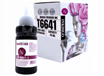 Tinta Inkdigo T6641 kompatibilna s Epson EcoTank ET2550 ITSL3050 L100 L100 TÜV certificirano