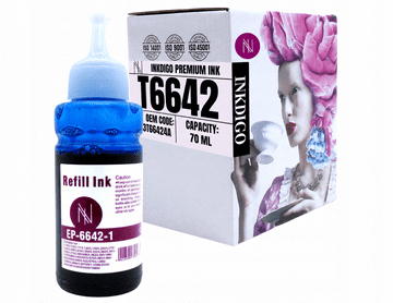 Tinta Inkdigo T6642 kompatibilna s Epson EcoTank ET2550 ITSL3050 L100 L100 TÜV certificirano