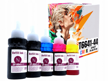 Tinta Inkdigo T6641-T6644 kompatibilna s Epson EcoTank ET2550 ITSL3050 L100, TÜV certifikat