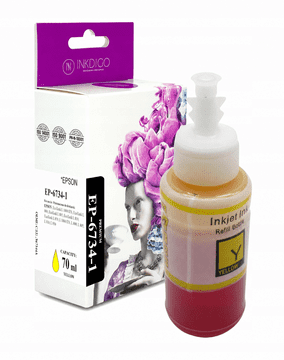 Tinta Inkdigo T6734 kompatibilna s Epson EcoTank L1800ITS L805 L810 L1800ITS TÜV certificirana