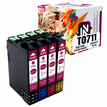 Inkdigo tinta T0711-T0714 kompatibilna s Epson Stylus D120 DX4000 SX600FW TÜV certificirana