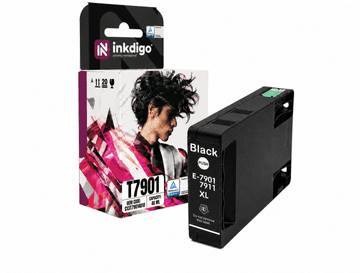 Tinta Inkdigo T7901 kompatibilna s Epson WorkForce Pro WF-5110DW WF-5690DWF, TÜV certifikat