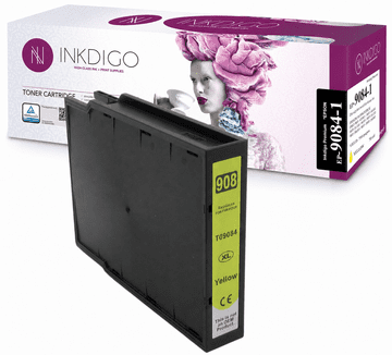Tinta Inkdigo T9084 kompatibilna s Epson WorkForce Pro WF-6090D2TWC, TÜV certifikat