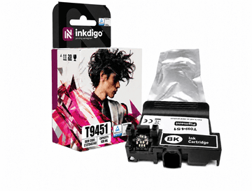 Tinta Inkdigo T9451 kompatibilna s Epson WorkForce Pro WF-C5210DW WF-C5290DW, TÜV certifikat