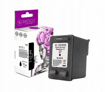 Tinta Inkdigo 27XL kompatibilna s HP DeskJet 3320 OfficeJet 4215 PSC1210 TÜV certifikat