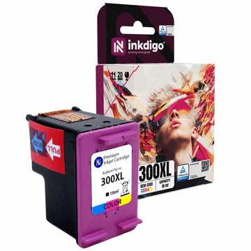 Tinta Inkdigo 300XL kompatibilna s HP DeskJet D1658 Envy 100e-All-in-One pisačem, TÜV certifikat