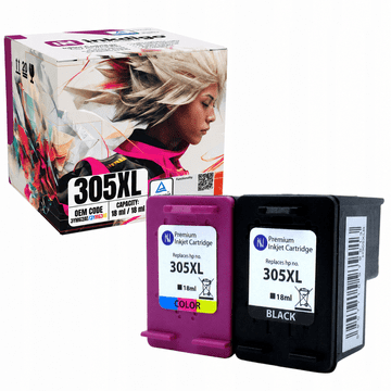 Tinta Inkdigo 305XL kompatibilna s HP DeskJet 2320 Plus4100 2722e Envy 6010, TÜV certifikat