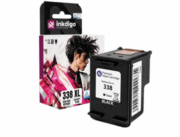 Tinta Inkdigo 338 XL kompatibilna s HP DeskJet 460 OfficeJet 6205 PSC1610 TÜV certifikat