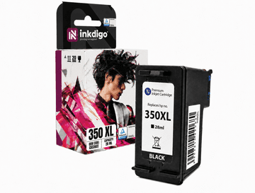 Inkdigo Ink 350 XL kompatibilan s HP DeskJet D4260 D4360 OfficeJet J5725 TÜV certificiran