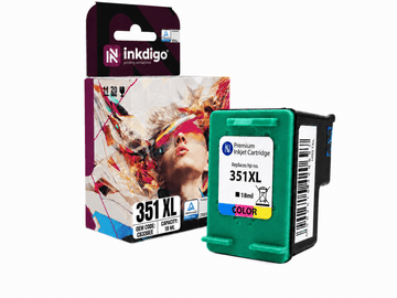 Tinta Inkdigo 351XL kompatibilna s HP DeskJet D4260 D4360 OfficeJet J5725, TÜV certifikat