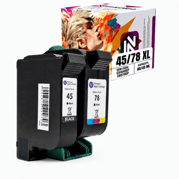 Inkdigo tinta 45 XL 78 XL kompatibilna s HP Color Copier 180 DeskJet 1100c TÜV certificirana