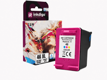 Tinta Inkdigo 46XL kompatibilna s HP DeskJet InkAdvantageUltra2529, TÜV certifikat