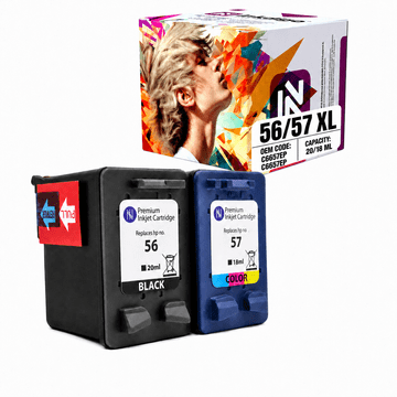 Inkdigo tinta 56 XL 57 XL kompatibilna s HP DeskJet 450 digitalnim kopirnim uređajem 410 s TÜV certifikatom