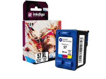Inkdigo tinta 57 XL kompatibilna s HP DeskJet 450 digitalnim kopirnim uređajem 410 PSC1110 TÜV certificirana