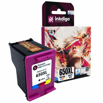 Tinta Inkdigo 650 XL kompatibilna s HP DeskJet 1515 InkAdvantage1515 TÜV certifikatom
