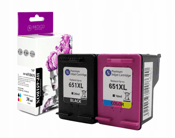 Tinta Inkdigo 651 XL kompatibilna s HP DeskJet Advantage5645 All-in-One pisačem, TÜV certifikat